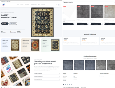Ambrosia Overseas – Premium Carpet Manufacturing & Export Platform
