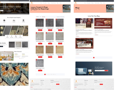 Rajput Rugs – Premium Handmade Rugs E-Commerce Platform
